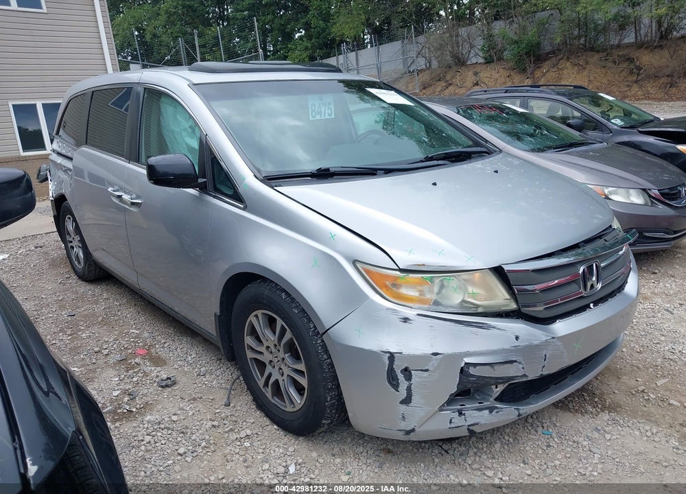 2013 HONDA ODYSSEY EX-L VIN: 5FNRL5H69DB077610