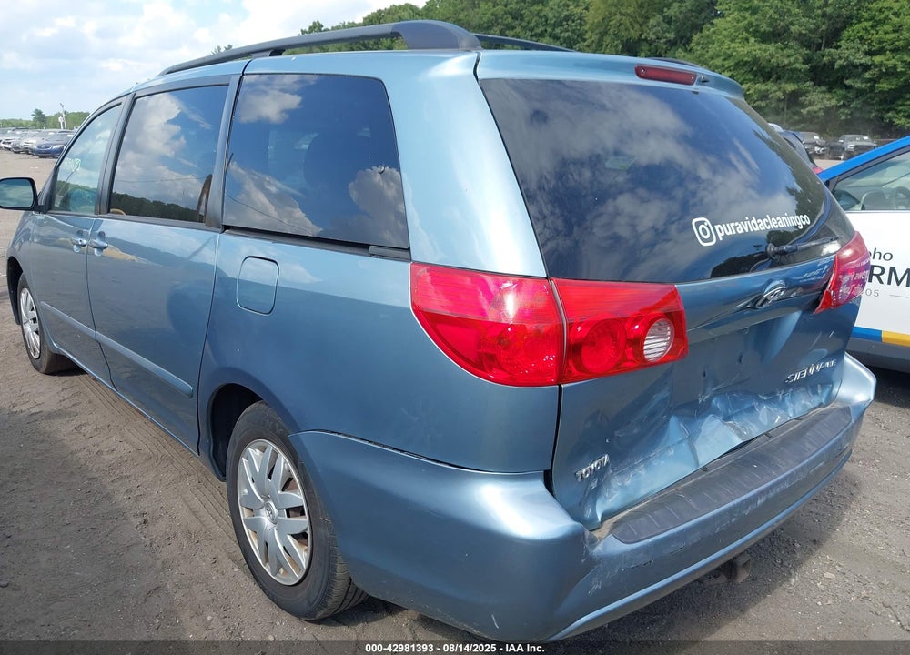 2008 TOYOTA SIENNA LE VIN: 5TDZK23C78S135973