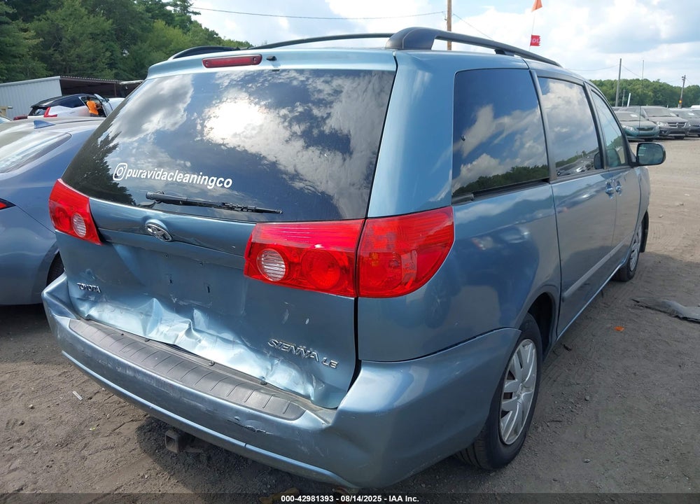 2008 TOYOTA SIENNA LE VIN: 5TDZK23C78S135973