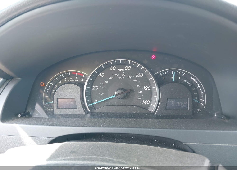 2012 TOYOTA CAMRY VIN: 4T4BF1FK2CR212659