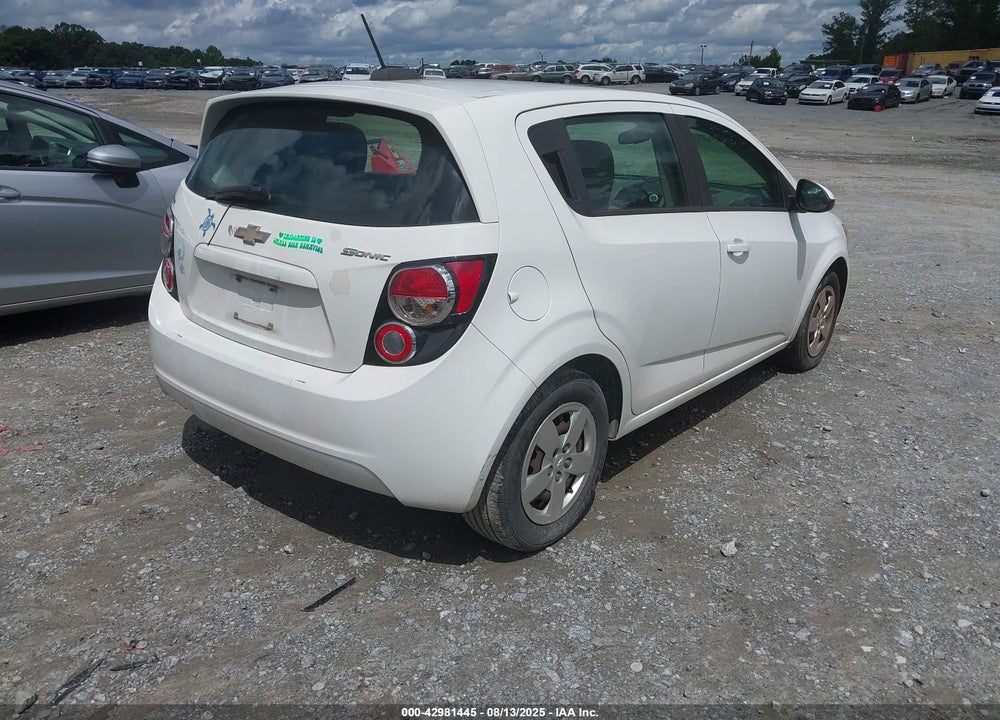 2015 CHEVROLET SONIC VIN: 1G1JA6SH0F4184468