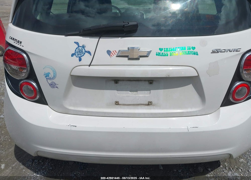 2015 CHEVROLET SONIC VIN: 1G1JA6SH0F4184468