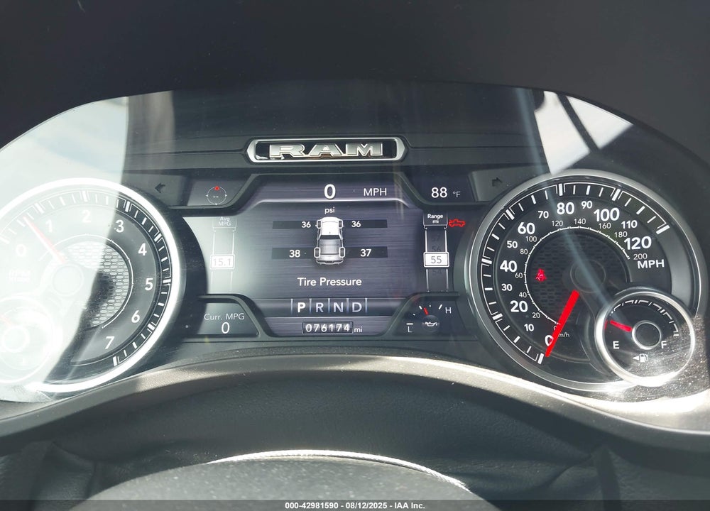 2019 RAM 1500 VIN: 1C6RREFT3KN558465