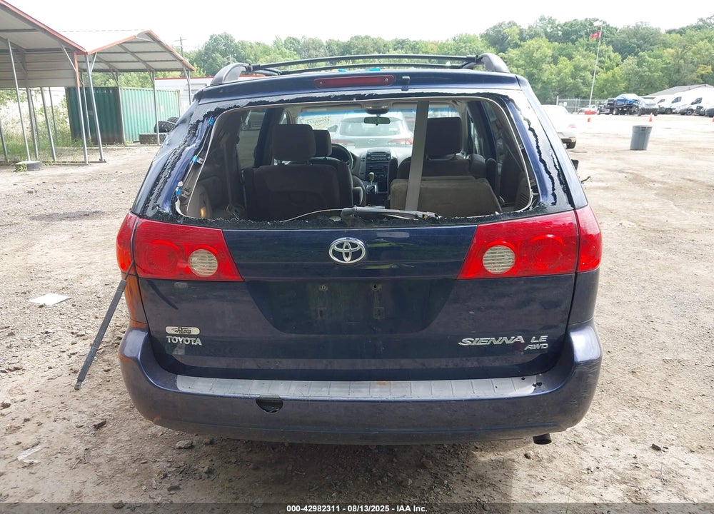 2006 TOYOTA SIENNA LE VIN: 5TDBA23C36S075076