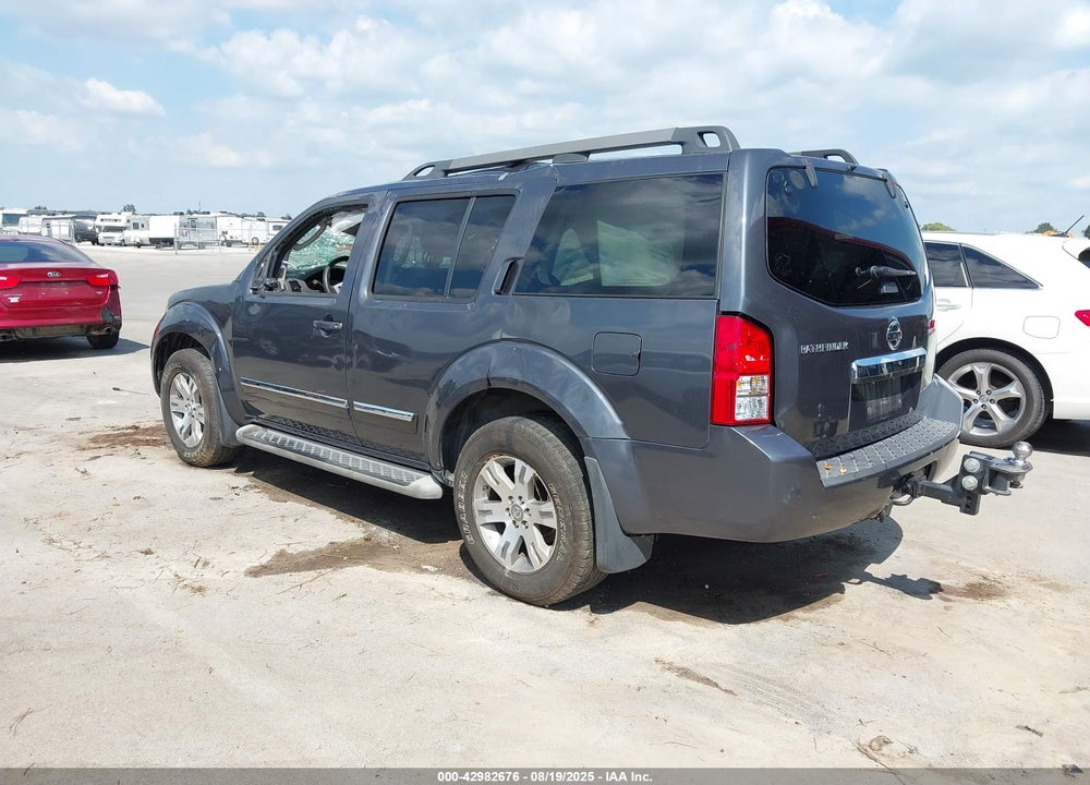 2012 NISSAN PATHFINDER VIN: 5N1AR1NN7CC630245