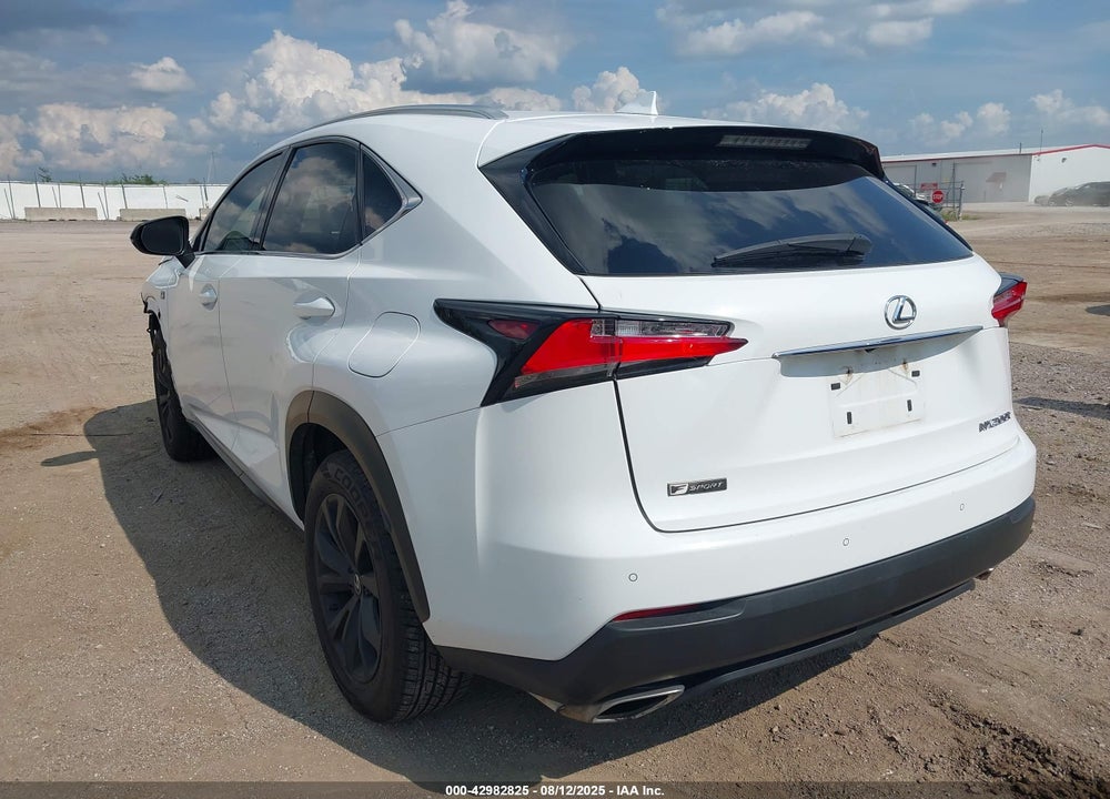 2016 LEXUS NX 200T VIN: JTJBARBZ0G2067599