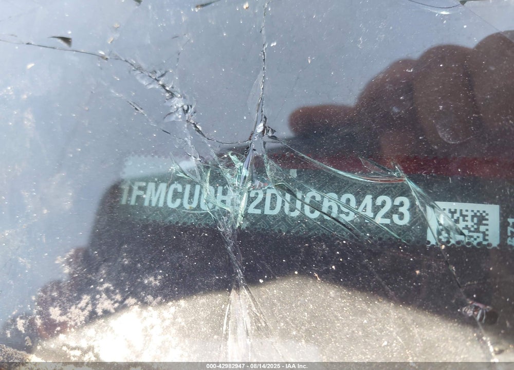 2013 FORD ESCAPE VIN: 1FMCU0H92DUC69423