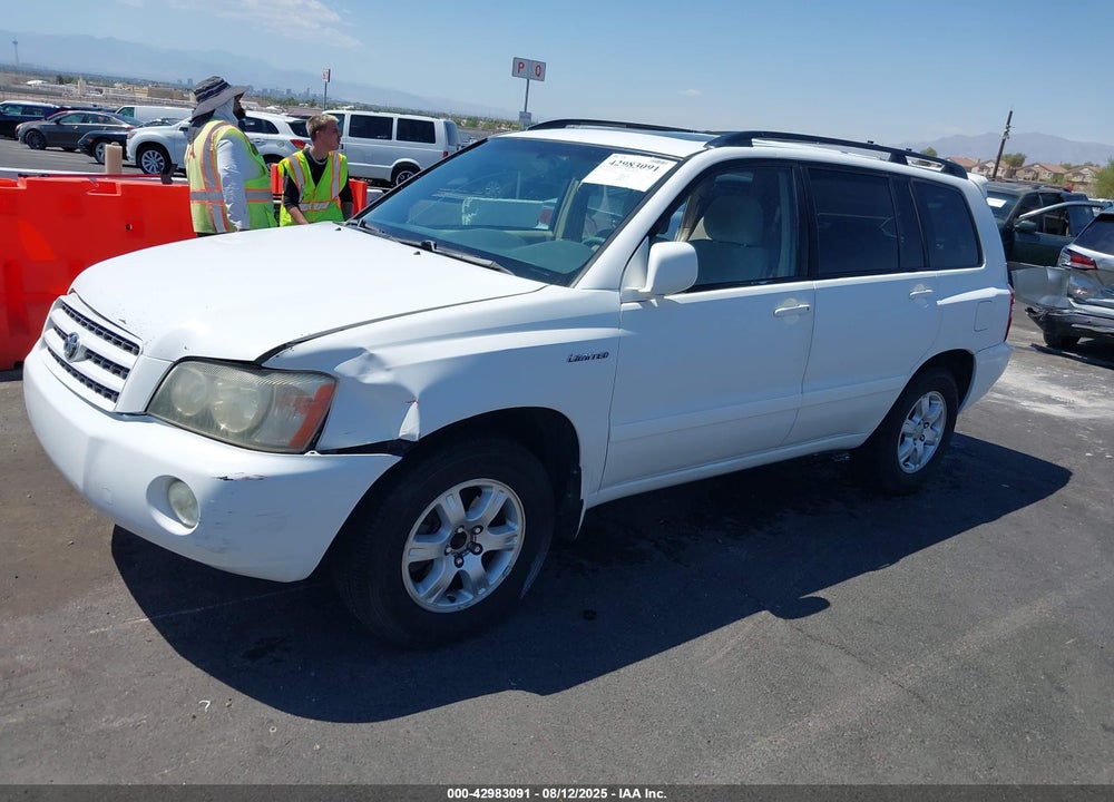 2001 TOYOTA HIGHLANDER V6 VIN: JTEGF21A810026729