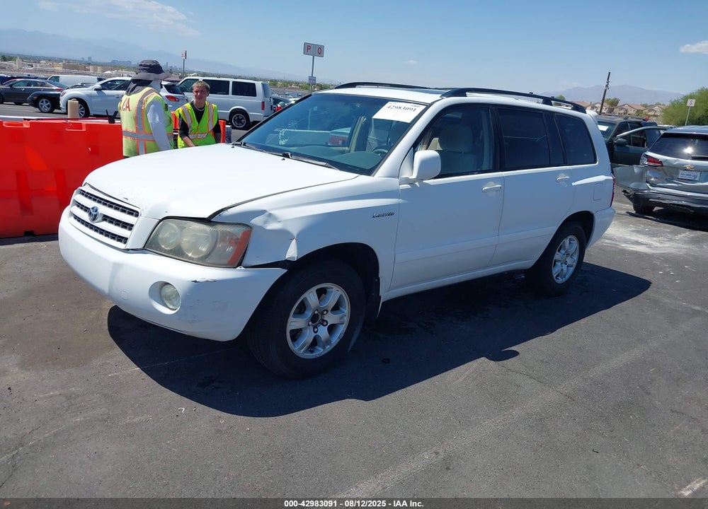 2001 TOYOTA HIGHLANDER V6 VIN: JTEGF21A810026729