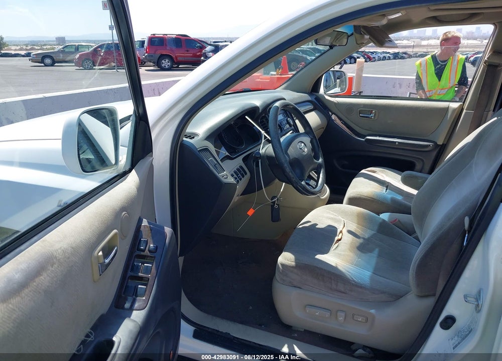 2001 TOYOTA HIGHLANDER V6 VIN: JTEGF21A810026729