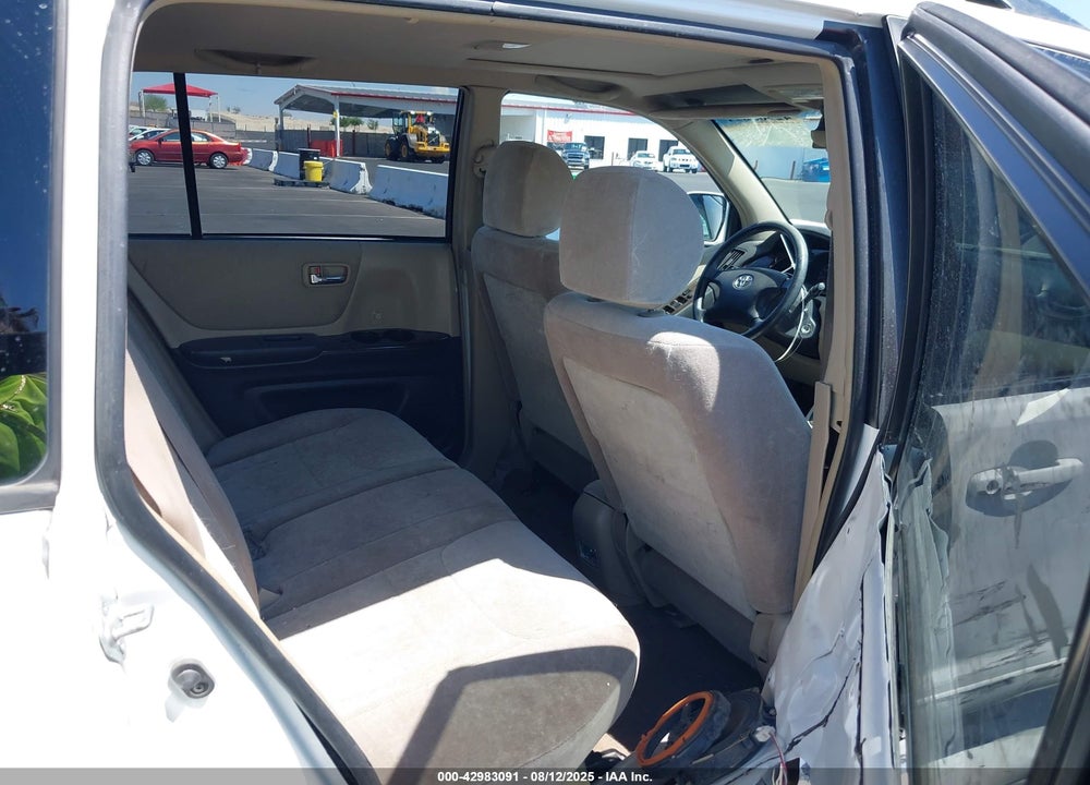2001 TOYOTA HIGHLANDER V6 VIN: JTEGF21A810026729