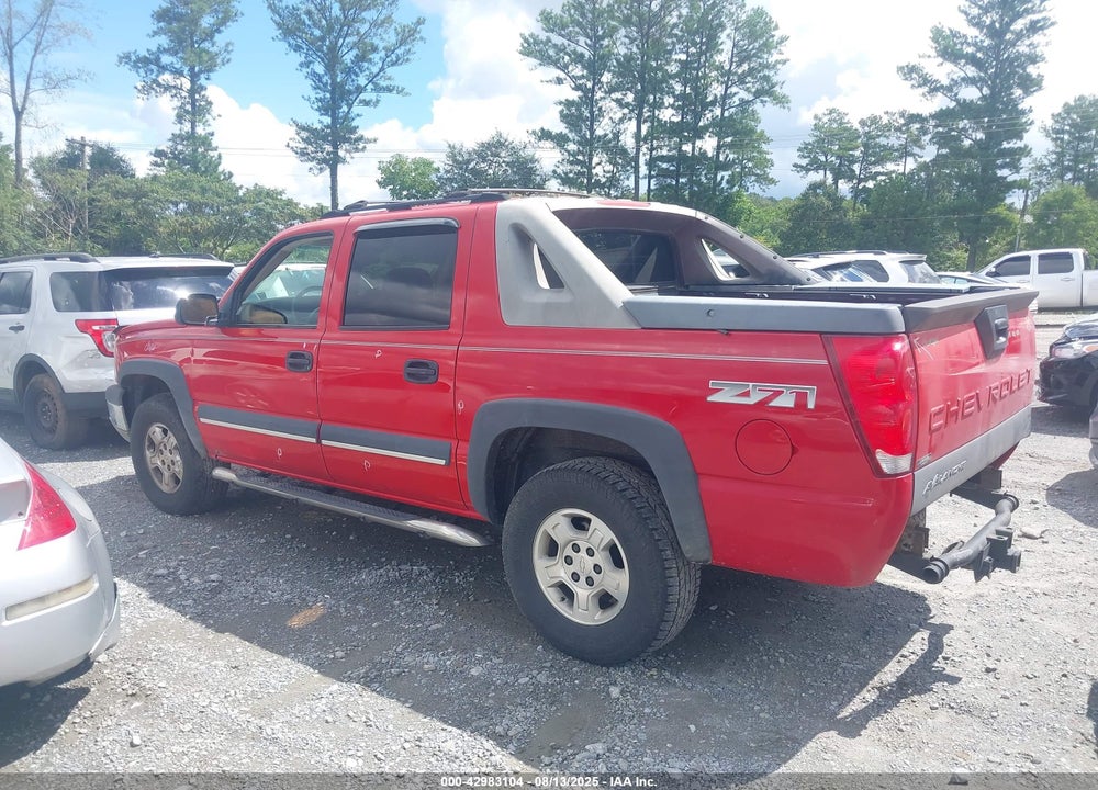 2003 CHEVROLET AVALANCHE 1500 VIN: 3GNEK13T53G266360