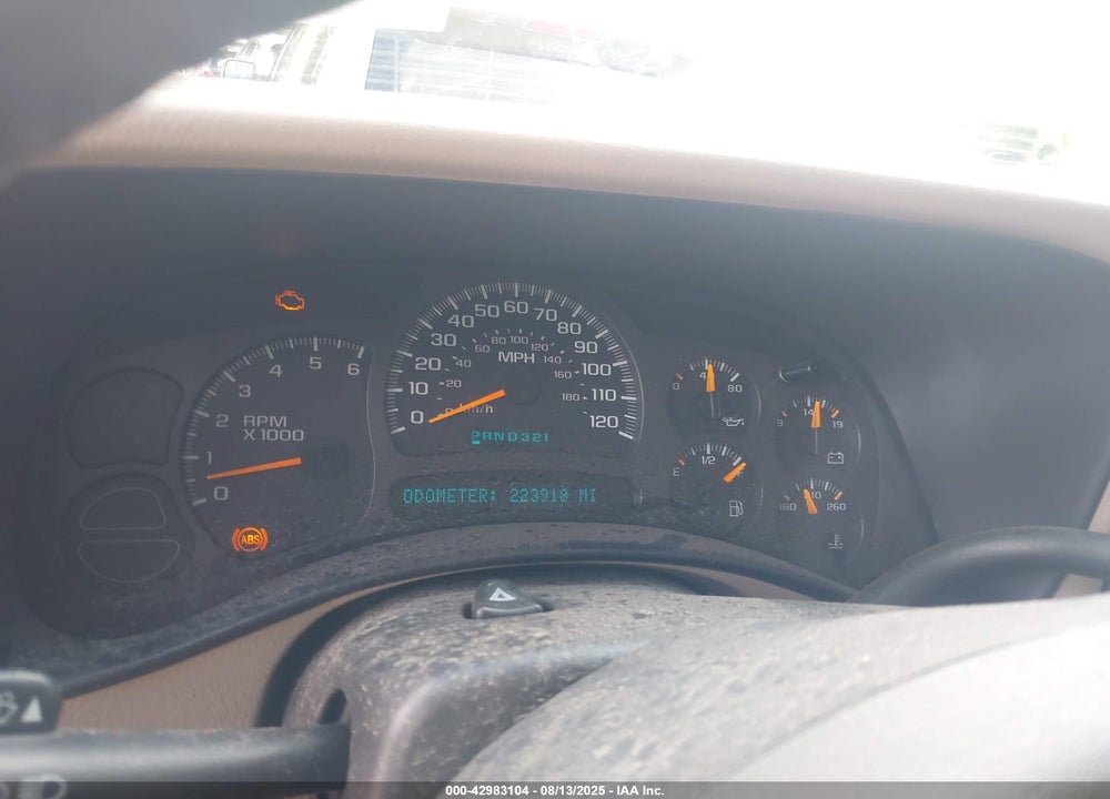 2003 CHEVROLET AVALANCHE 1500 VIN: 3GNEK13T53G266360
