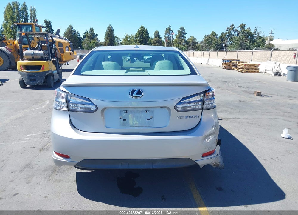 2012 LEXUS HS 250H VIN: JTHBB1BA7C2048715