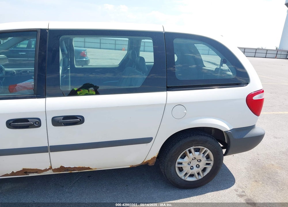 2007 DODGE CARAVAN SE VIN: 1D4GP25R67B247702