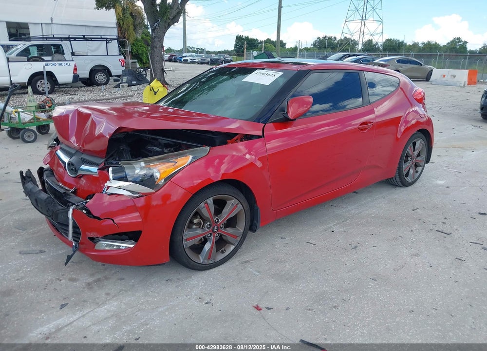 2016 HYUNDAI VELOSTER VIN: KMHTC6AD9GU249100
