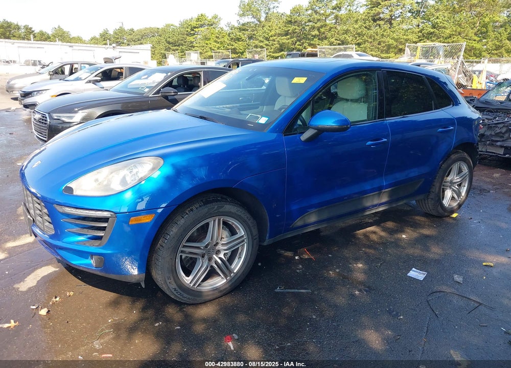 2016 PORSCHE MACAN S VIN: WP1AB2A55GLB55266