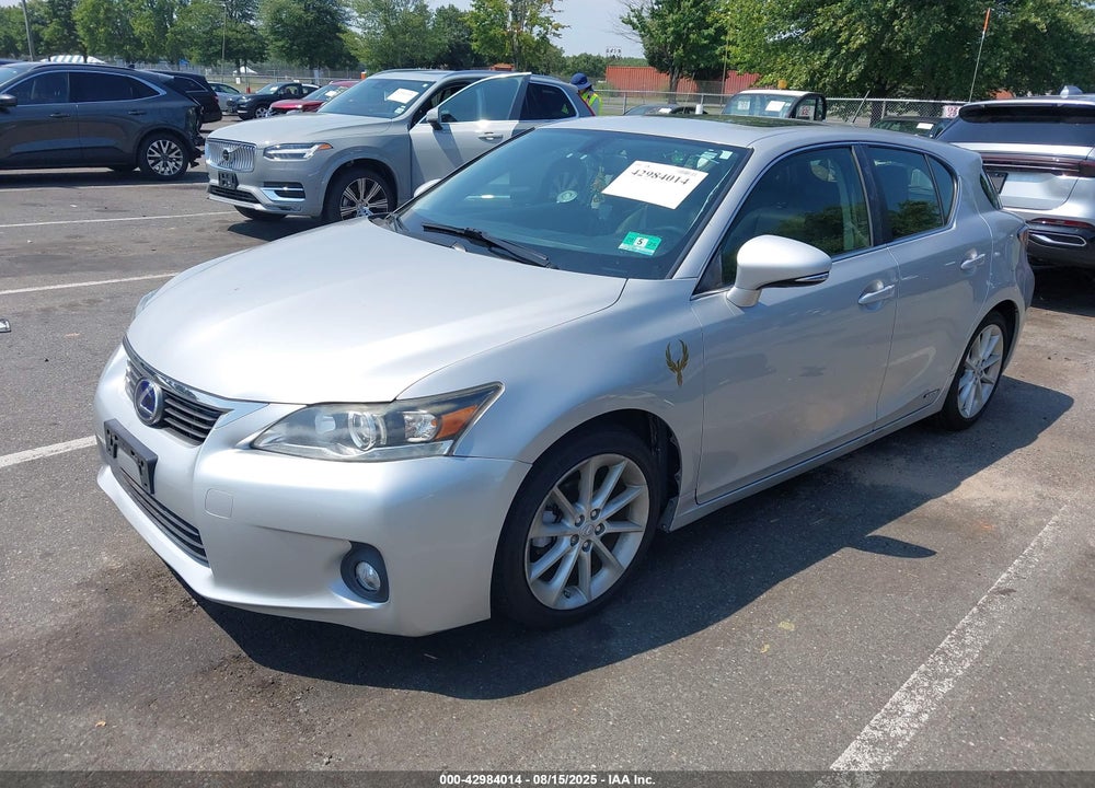 2012 LEXUS CT 200H PREMIUM VIN: JTHKD5BH3C2084965