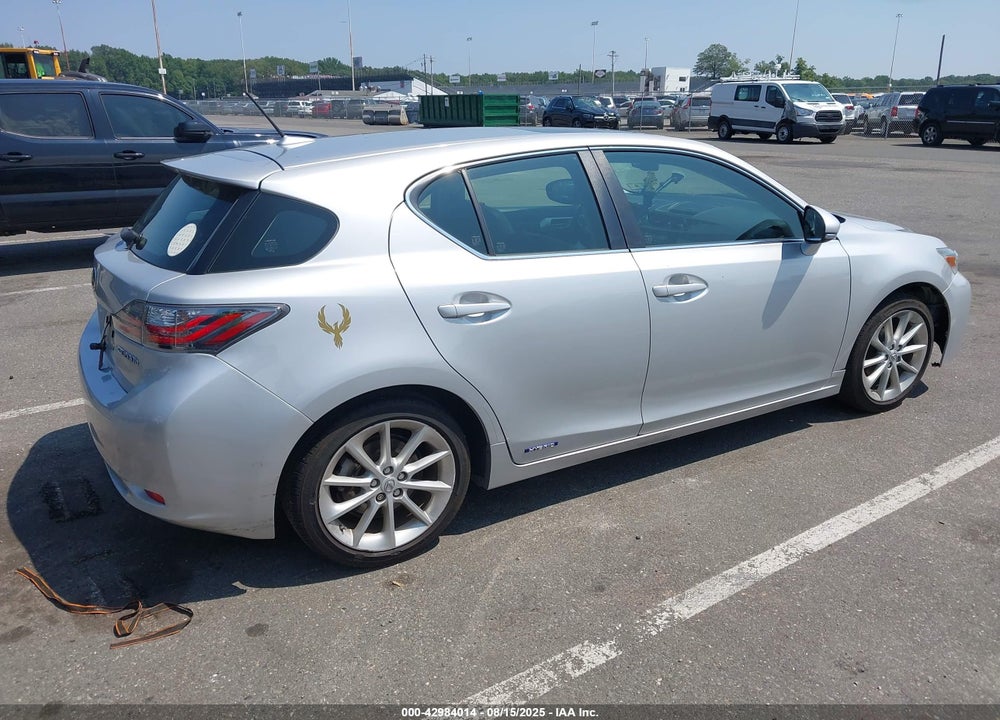 2012 LEXUS CT 200H PREMIUM VIN: JTHKD5BH3C2084965