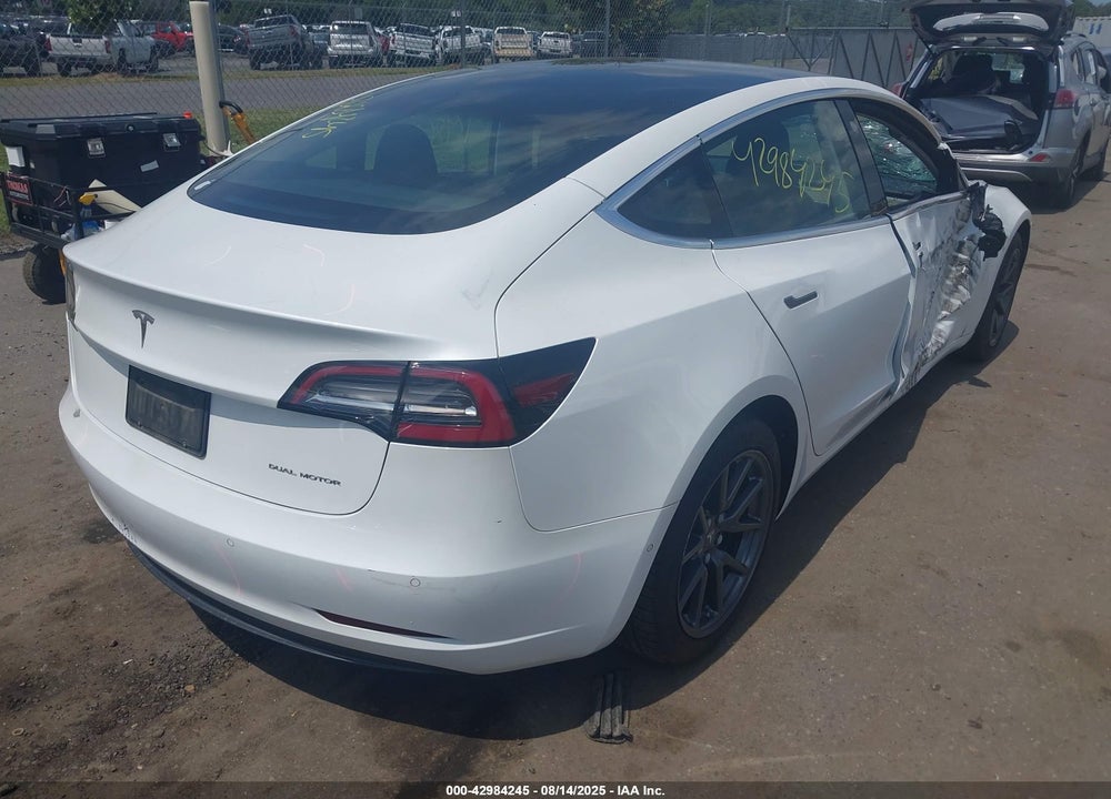 2019 TESLA MODEL 3 LONG RANGE/PERFORMANCE VIN: 5YJ3E1EB9KF493390
