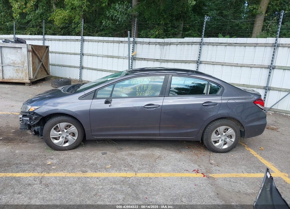 2015 HONDA CIVIC VIN: 19XFB2F50FE117354