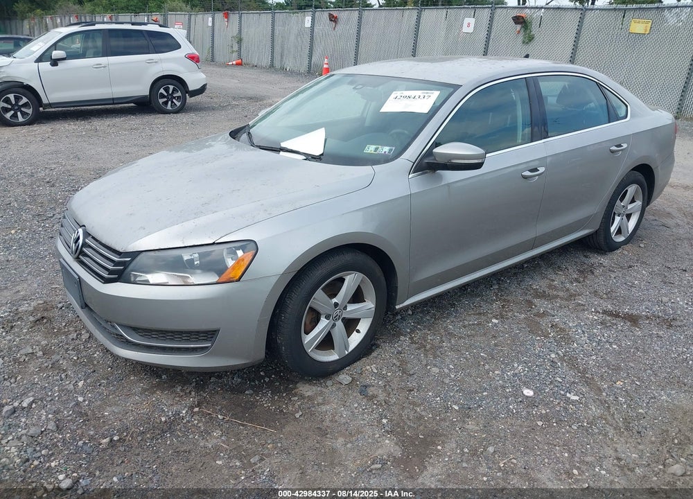 2013 VOLKSWAGEN PASSAT VIN: 1VWBP7A39DC075335