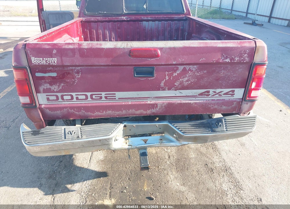 1995 DODGE DAKOTA VIN: 1B7GG23YXSS328850