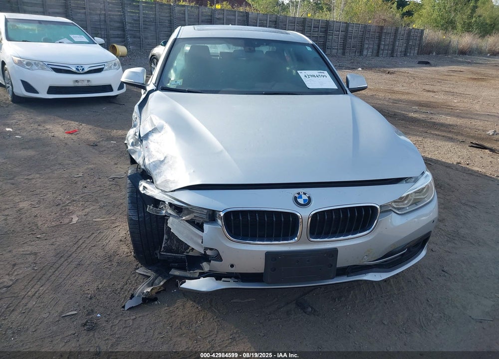 2016 BMW 3 SERIES VIN: WBA8E7C57GK572893
