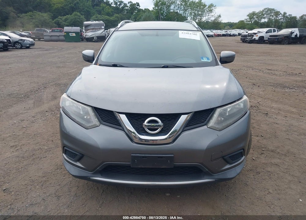 2016 NISSAN ROGUE VIN: KNMAT2MV0GP618742