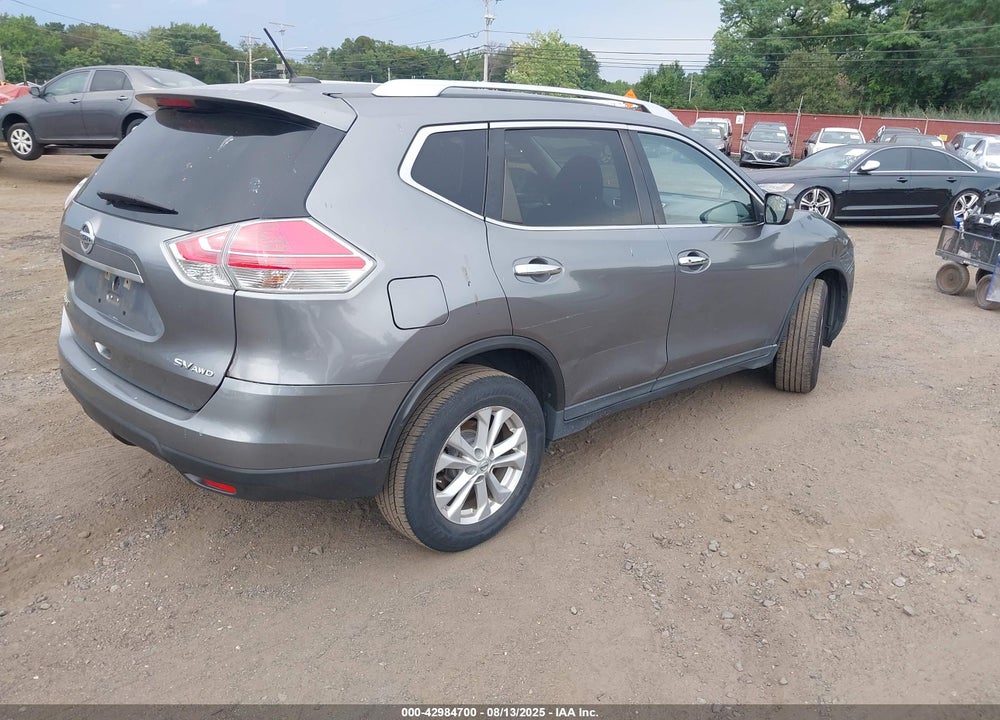 2016 NISSAN ROGUE VIN: KNMAT2MV0GP618742