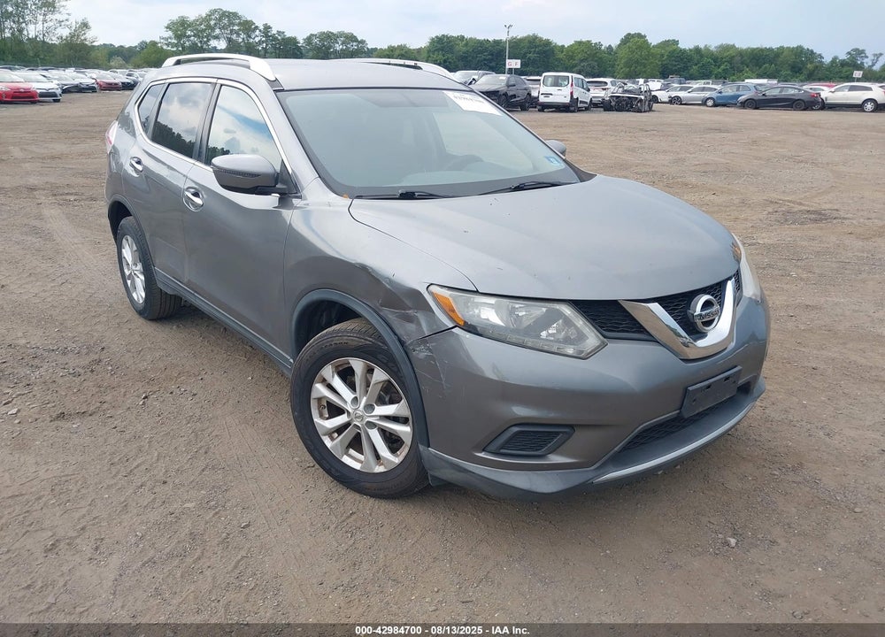 2016 NISSAN ROGUE VIN: KNMAT2MV0GP618742