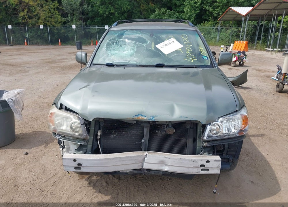 2005 TOYOTA HIGHLANDER V6 VIN: JTEDP21A450083631