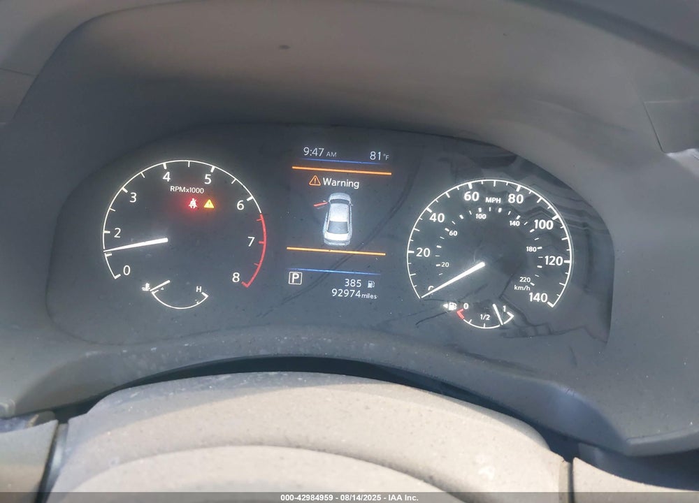 2022 NISSAN ALTIMA VIN: 1N4BL4BV3NN395825