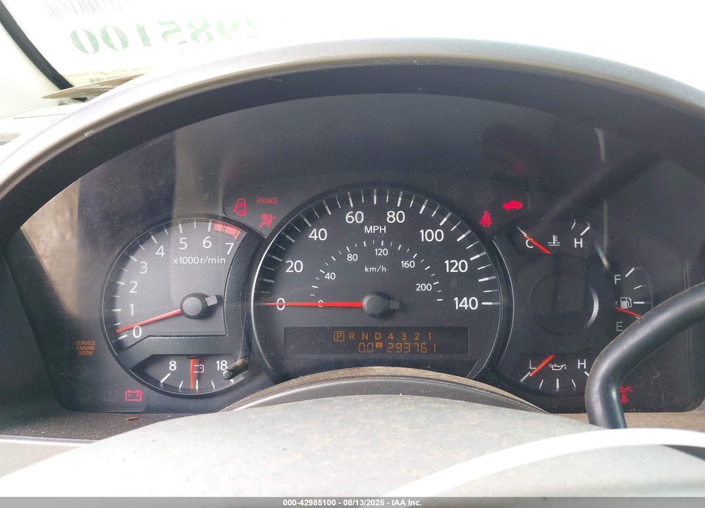 2007 NISSAN TITAN XE VIN: 1N6AA07AX7N219249