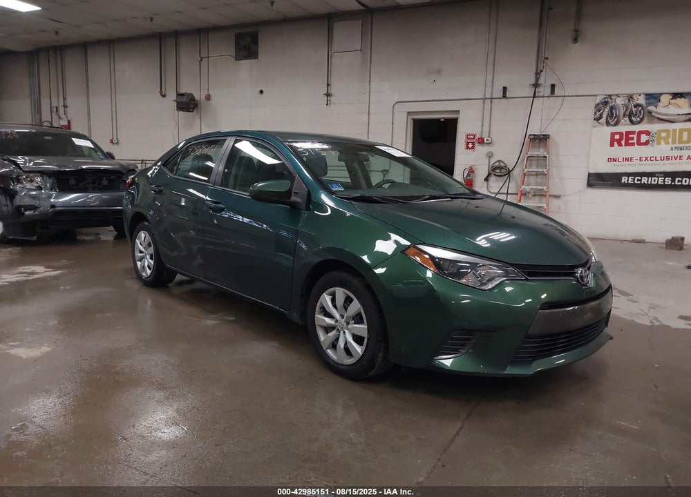 2016 TOYOTA COROLLA LE VIN: 2T1BURHE4GC576398