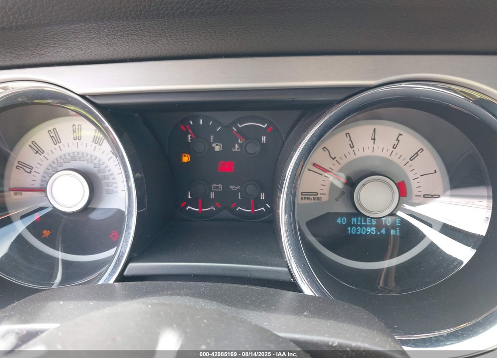2011 FORD MUSTANG VIN: 1ZVBP8AM1B5126259