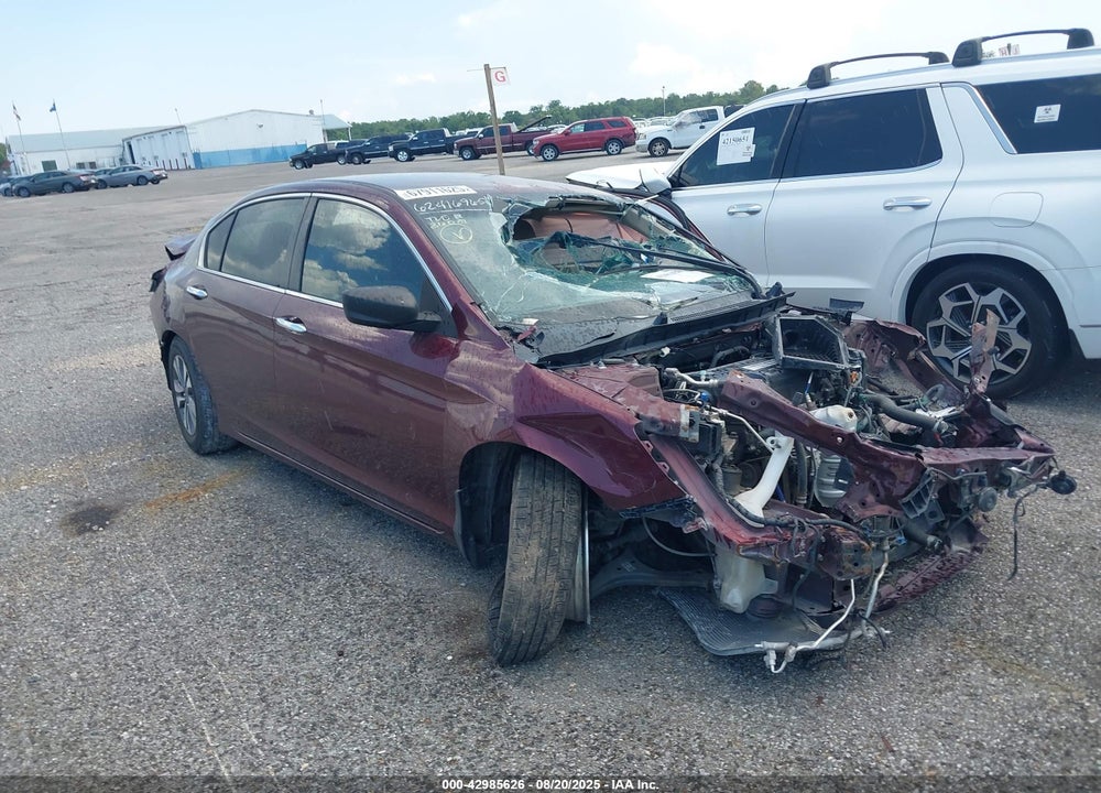 2013 HONDA ACCORD LX VIN: 1HGCR2F30DA193624