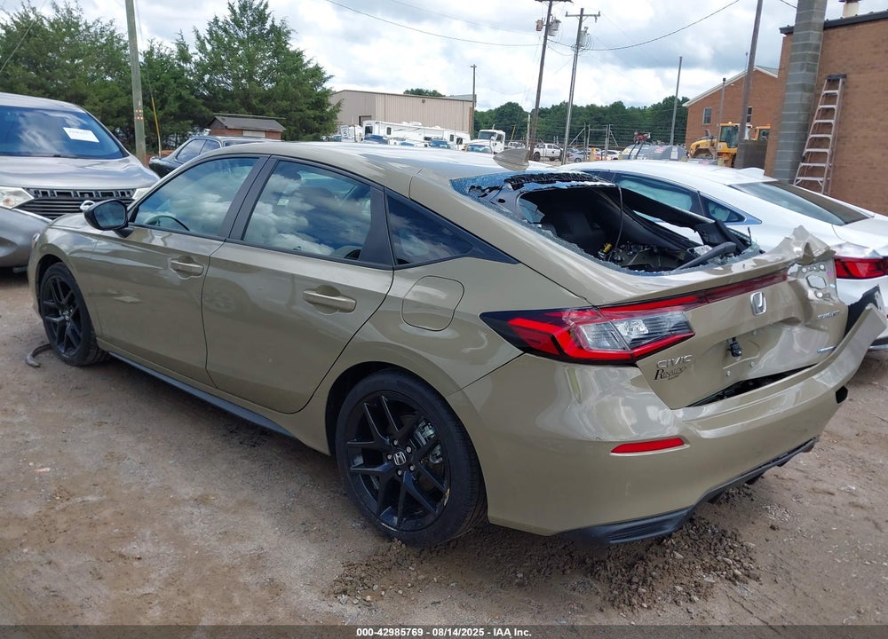 2025 HONDA CIVIC HYBRID VIN: 19XFL4H89SE015769