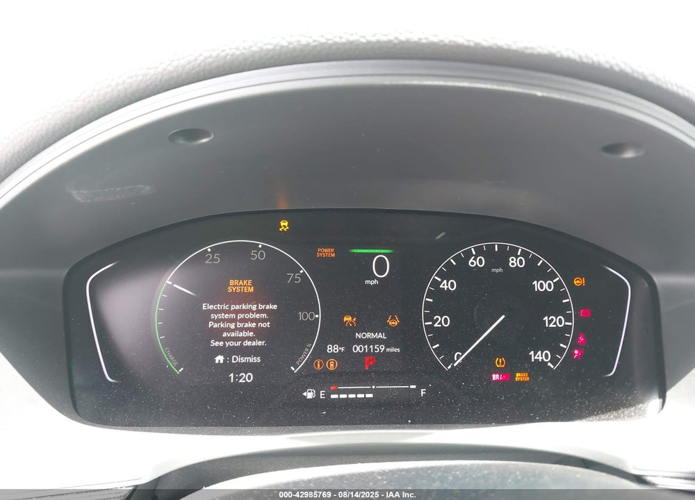 2025 HONDA CIVIC HYBRID VIN: 19XFL4H89SE015769