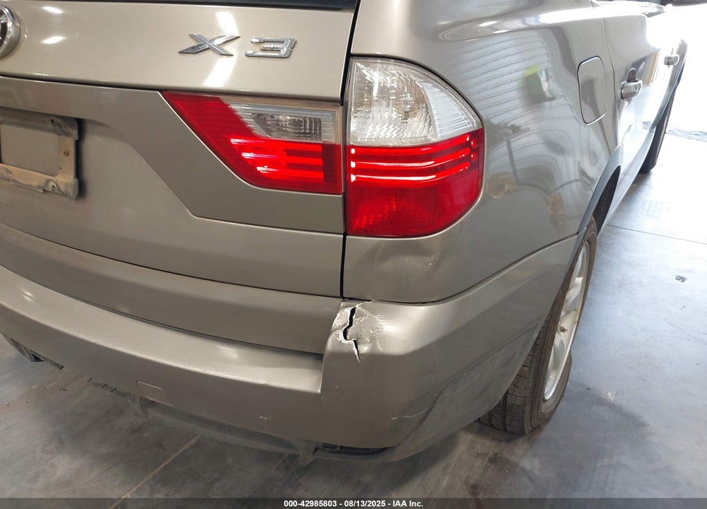 2007 BMW X3 3.0SI VIN: WBXPC93447WF10020