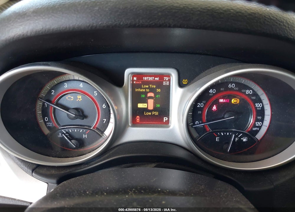 2015 DODGE JOURNEY SXT VIN: 3C4PDCBG0FT588833