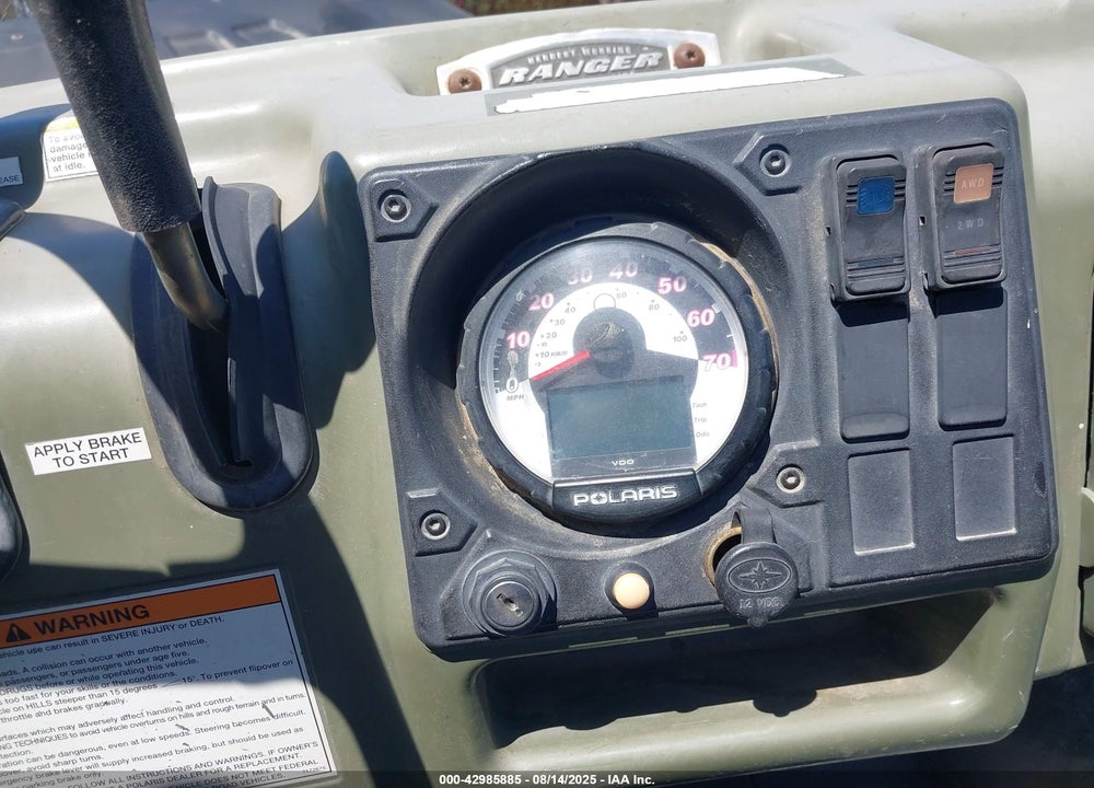 2008 POLARIS RANGER XP VIN: 4XARH68A782700427