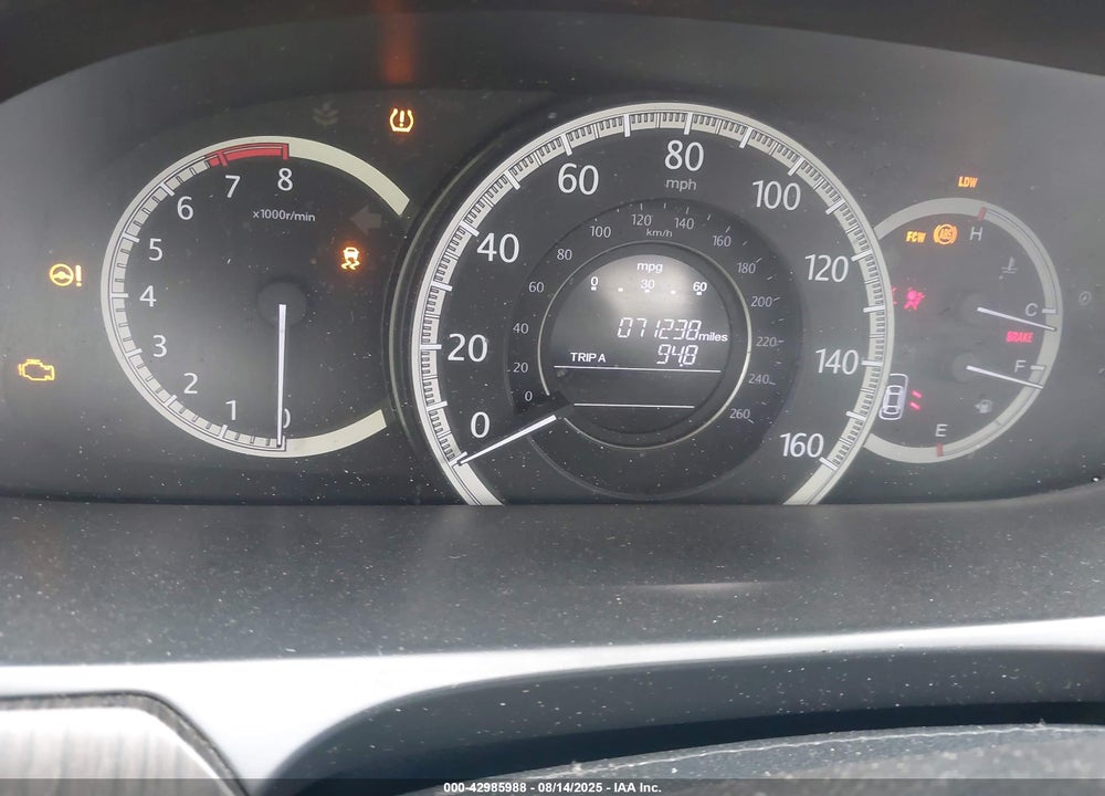 2013 HONDA ACCORD VIN: 1HGCR2F84DA033290