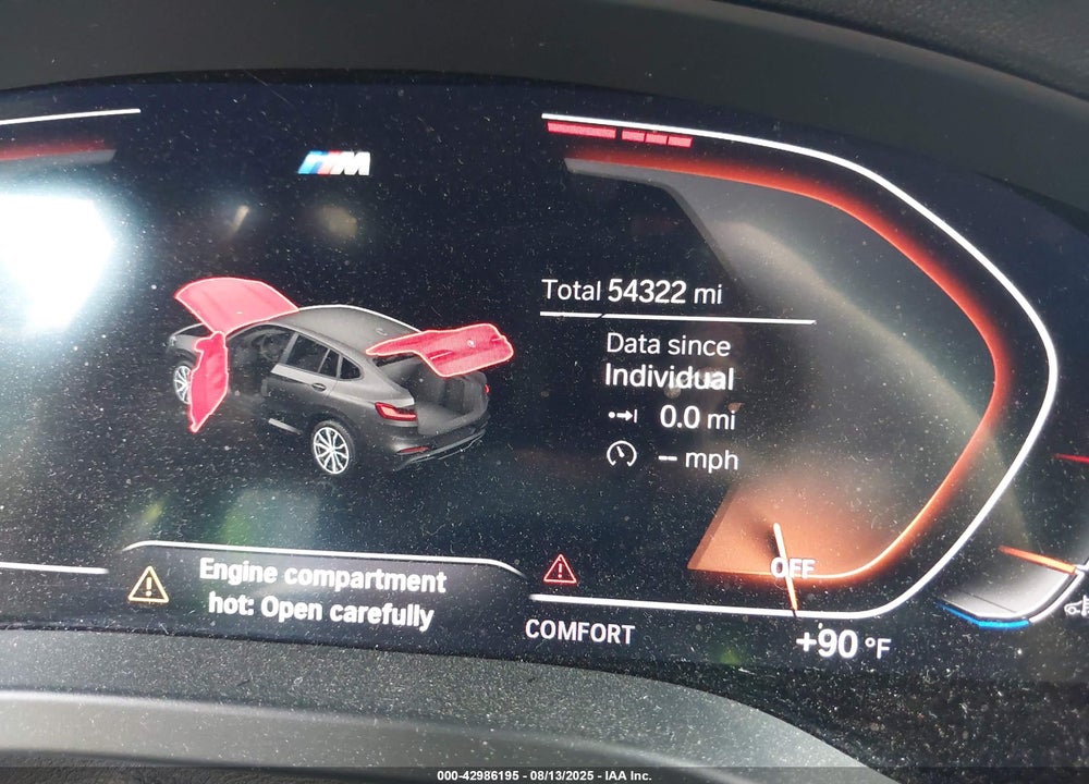 2021 BMW X4 VIN: 5UX2V1C02M9H50286