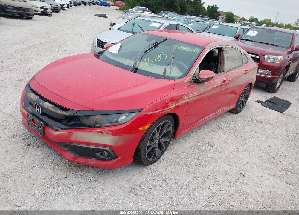 2020 HONDA CIVIC VIN: 2HGFC2F81LH543515