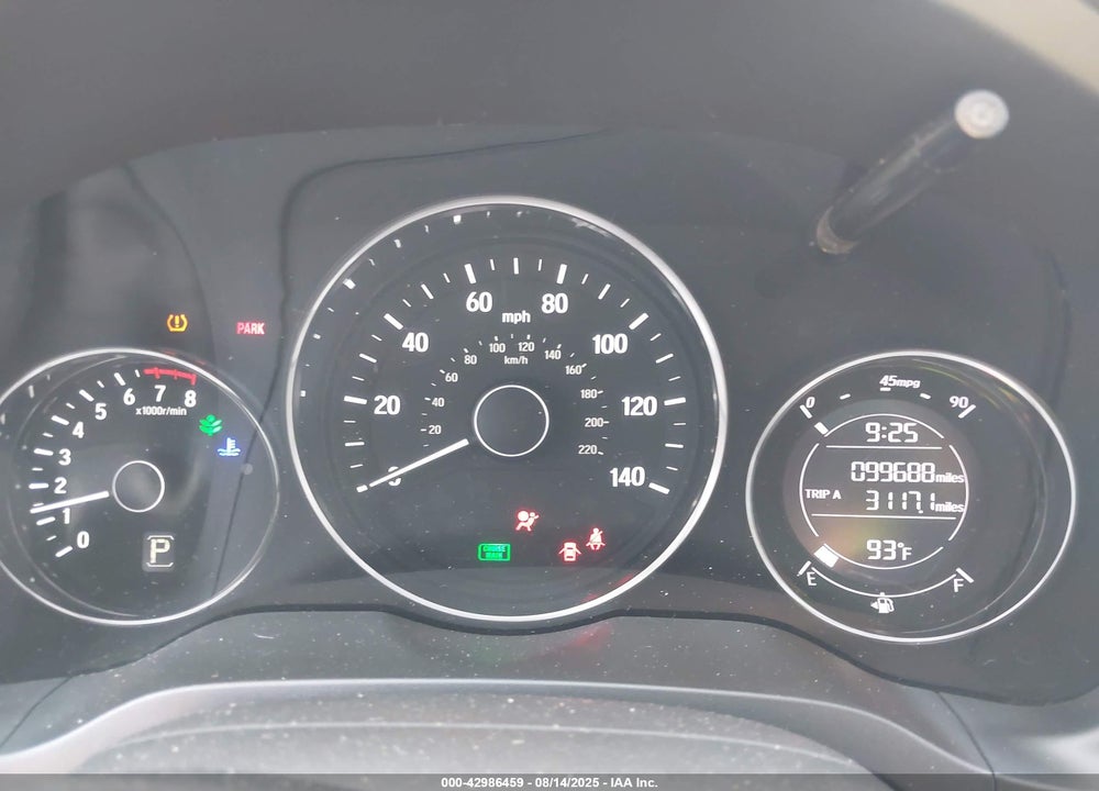 2017 HONDA HR-V VIN: 3CZRU5H3XHM722537