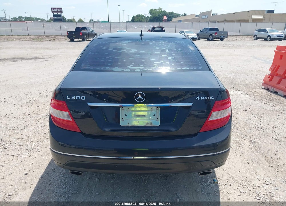 2010 MERCEDES-BENZ C 300 LUXURY 4MATIC VIN: WDDGF8BB4AF480624