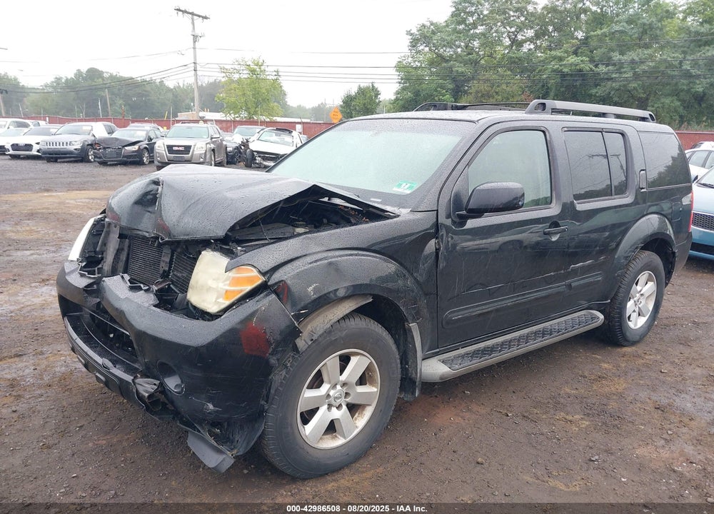 2008 NISSAN PATHFINDER SE VIN: 5N1AR18B08C609875