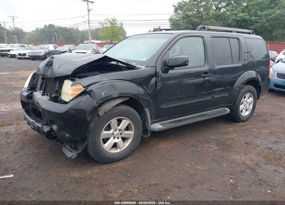 2008 NISSAN PATHFINDER SE VIN: 5N1AR18B08C609875