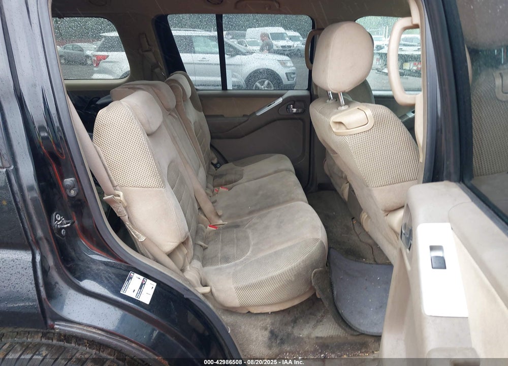 2008 NISSAN PATHFINDER SE VIN: 5N1AR18B08C609875